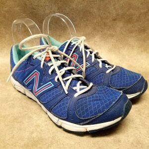 New Balance Womens 550 V3 WE550BB3 Size 7 Blue Fabric Lace Up Running Shoes